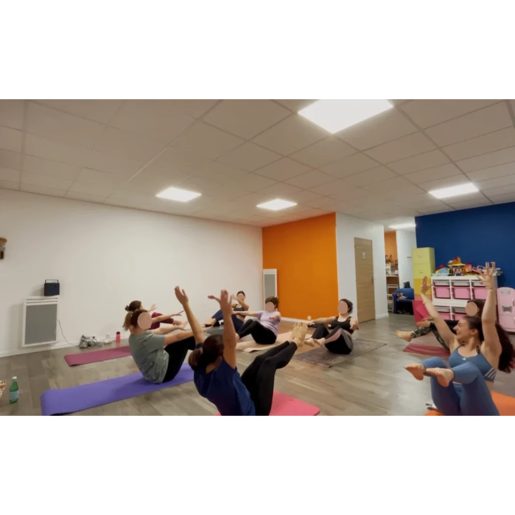 travail des abdos profonds séance de pilates tous niveaux