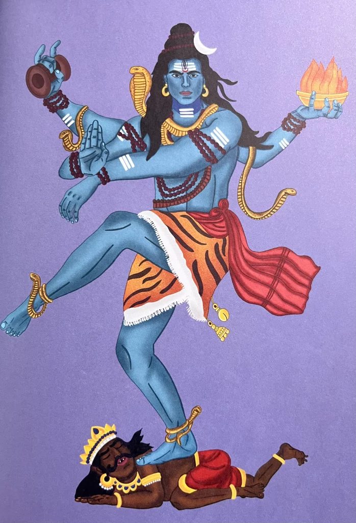 posture de la danse cosmique mythologie hindu yoga shiva